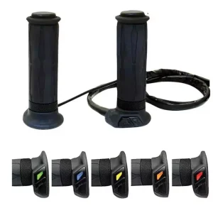 KOSO HG13 Heizgriffe 7/8 Zoll + 1 Zoll L=120mm - schwarz Sonderangebot