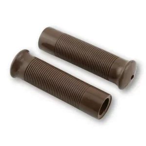 Expressversand SHIN YO Custom Retrostyle Lenkergriffe Braun passend für 7/8 Zoll Lenker (22mm) (Paar)
