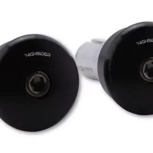 Heißes Angebot HIGHSIDER pro Curve Lenkergewichte aus Aluminium schwarz oder chrom