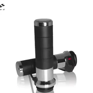 KOSO Titan-X Heizgriffe passend für Harley Davidson mit elektronischem Gasgriff, verchromt Sonderaktion