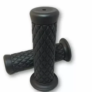 SHIN YO Custom Diamond Style Lenkergriffe Schwarz 1 Zoll (Paar) Zertifiziert