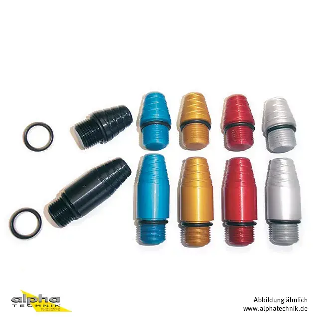 GILLES Lenkergewichte-Paar aus Aluminium +0 mm rot Letzte Chance