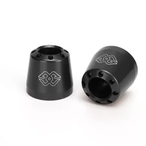 Neuheit GILLES Lenkergewichte passend für diverse Motorräder, Aluminium schwarz eloxiert