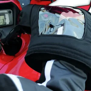 KIMPEX Quad-Lenkerstulpen mit Sichtfenster schwarz Mega-Angebot