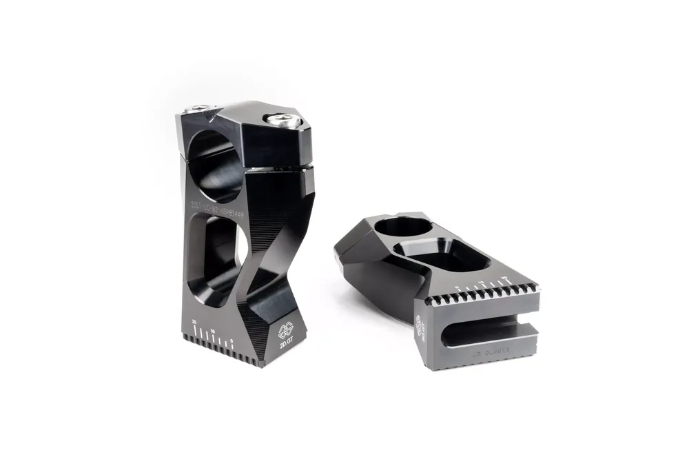 GILLES 2DGT verstellbare Lenkerböcke schwarz passend für Honda Monkey 125 JB02 (2018-2021) Garantierte Lieferung