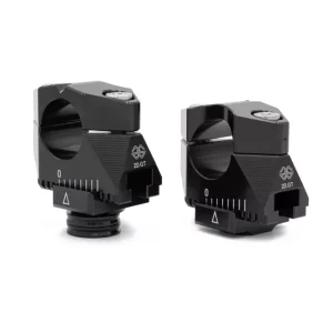 GILLES 2DGT verstellbare Lenkerböcke schwarz passend für Honda MSX125, Dax 125, Monkey 125 Gratis Versand