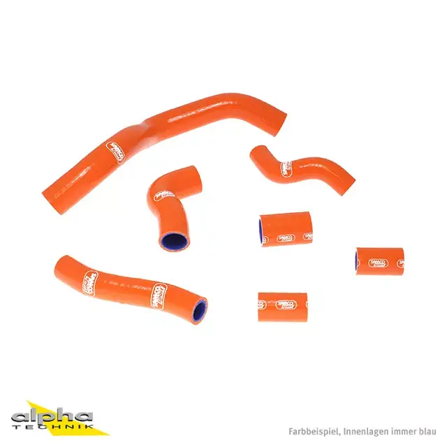 SAMCO SPORT Siliconschlauch Kit orange passend für KTM 950/990 Adventure & Super Duke Neu Im Sortiment