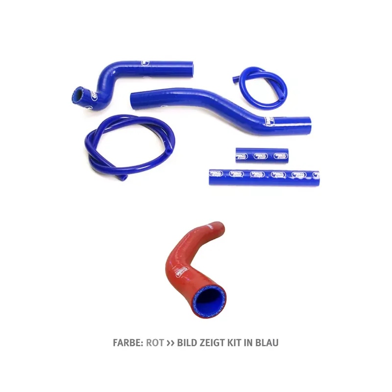 SAMCO SPORT Siliconschlauch Kit passend für Suzuki RM125 2001-2012 rot Begrenztes Angebot