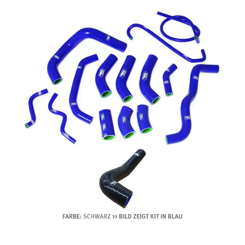 SAMCO SPORT Siliconschlauch Kit schwarz passend für Honda CBR1000RR 2006-2007 Preiswert