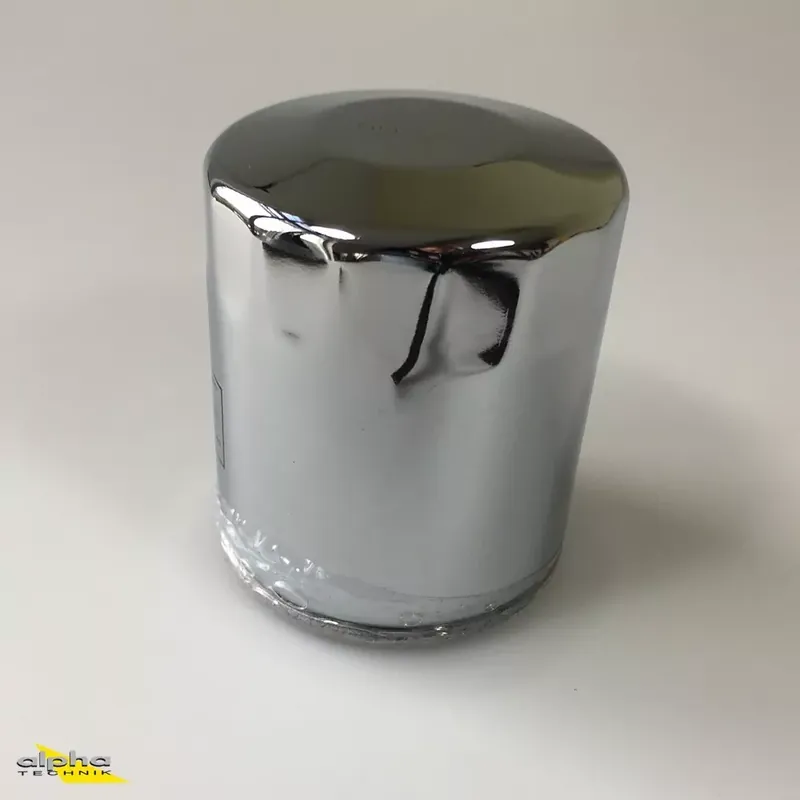 Solange Der Vorrat Reicht ENUMA Ölfilter verchromt passend für Harley Davidson