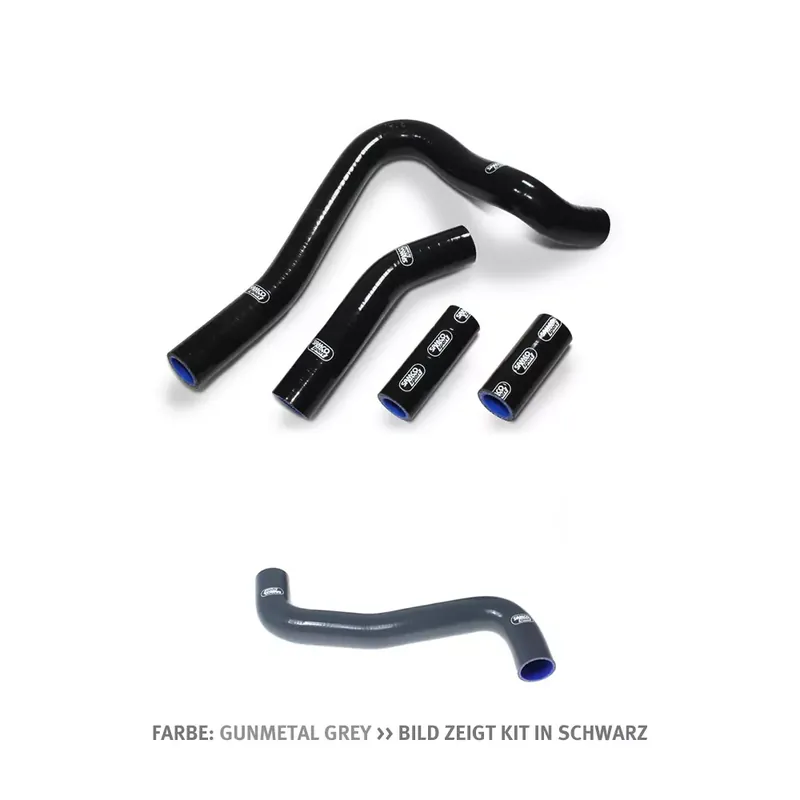 SAMCO SPORT Siliconschlauch Kit gunmetal grey passend für Honda CR250R 1992–1996 Neue Kollektion