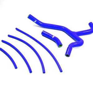 SAMCO SPORT Siliconschlauch Kit Thermostat Bypass blau passend für KTM 390 RC 2014-2020 Mega-Angebot