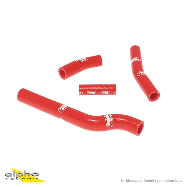 SAMCO SPORT Siliconschlauch Kit rot passend für Yamaha YZ450F WR450F (2006–2011) Geprüft