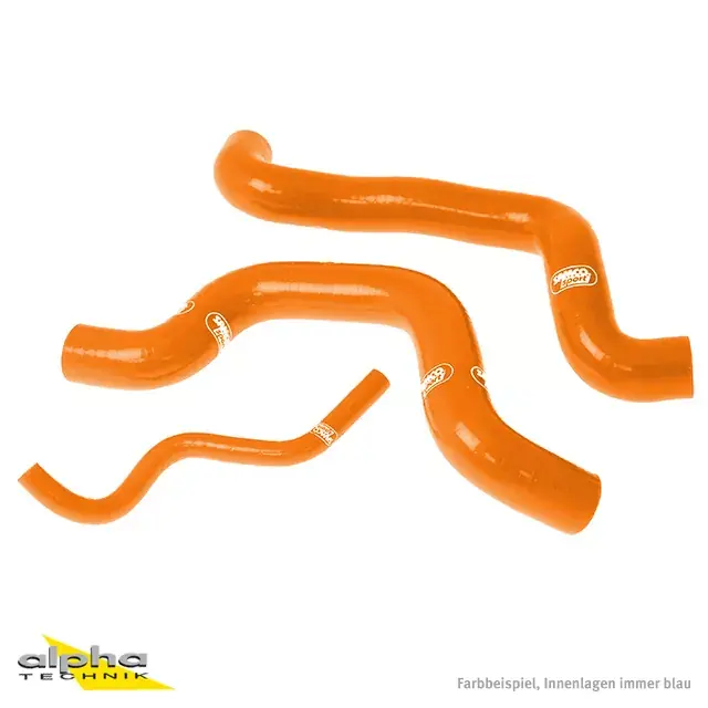 SAMCO SPORT Siliconschlauch Kit orange passend für Suzuki SV650 2003-2014 Versand Am Gleichen Tag