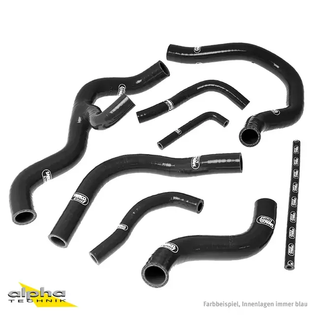 Sonderaktion SAMCO SPORT Siliconschlauch Kit schwarz passend für Honda CB600F Hornet 2007-2014