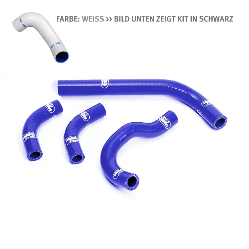 SAMCO SPORT Siliconschlauch Kit weiß passend für Honda CRF250R/CRF250X (2003–2019) Neue Ware