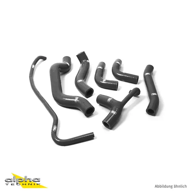 Finale Aktion SAMCO SPORT Siliconschlauch Kit schwarz passend für Ducati Monster 821 & 1200 (EURO 3, 2014–2016)