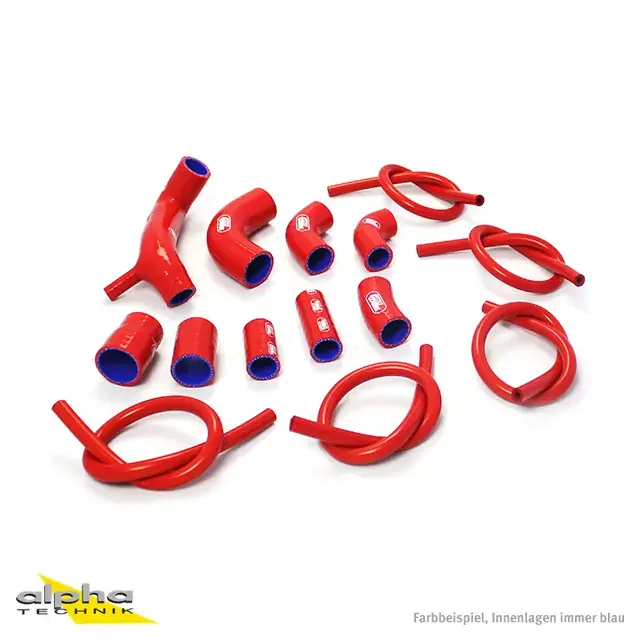 Expressversand SAMCO SPORT Siliconschlauch Kit rot passend für Ducati Desmosedici RR 2008