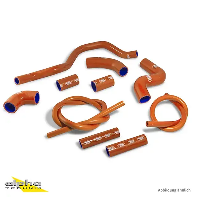SAMCO SPORT Siliconschlauch Kit orange passend für Aprilia RSV4 1000 2009–2024 Expressversand