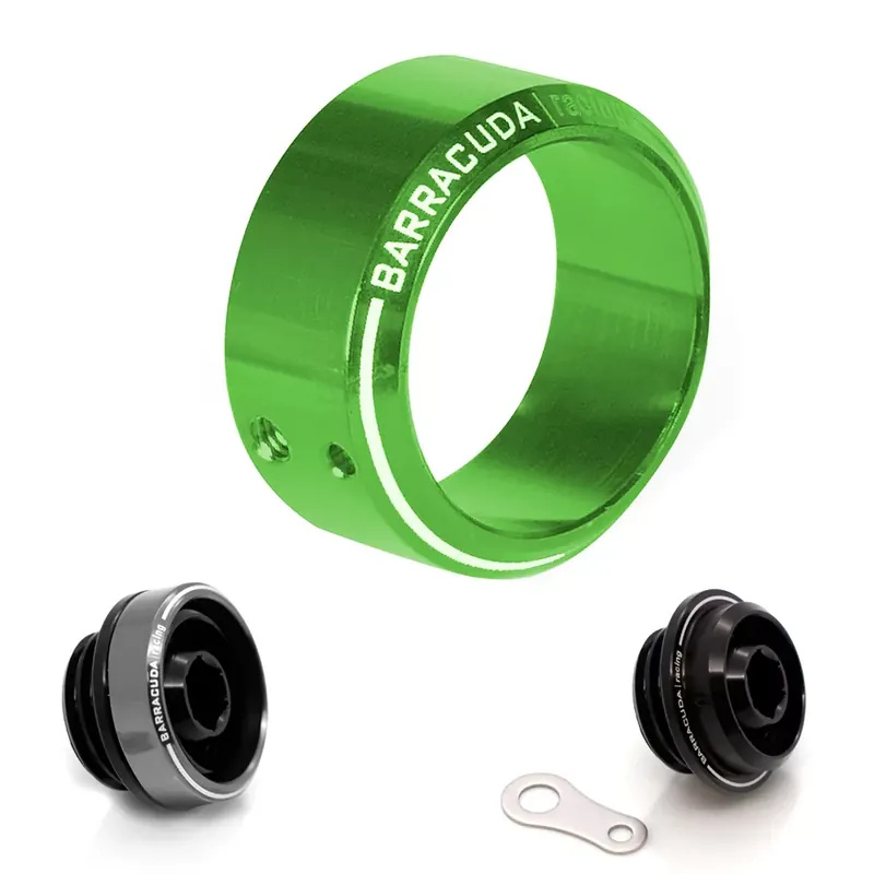 Grün eloxierter Einsatz für Öleinfüllschraube Ø 35 mm passend für BC-YN102-V2 und BC-KN102 Abverkauf