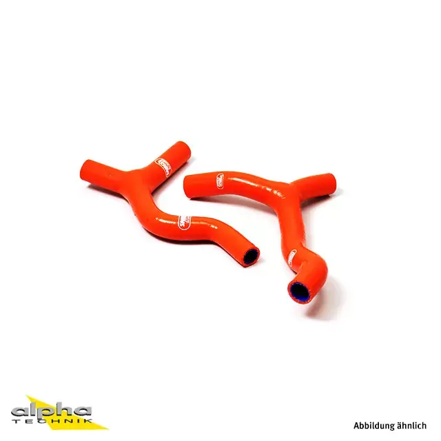 SAMCO SPORT Siliconschlauch Kit Y-Stück Race Design rot passend für KTM 85 SX, Husqvarna TC85 2013–2017 Kostenloser Versand
