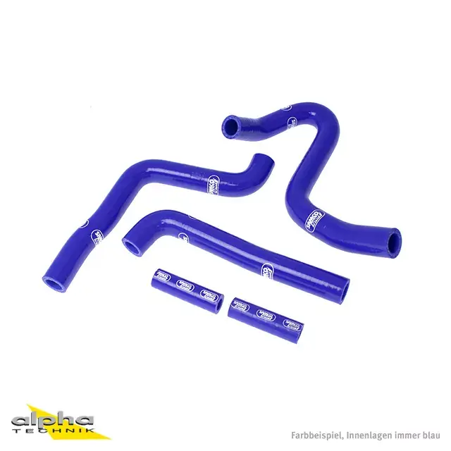 SAMCO SPORT Siliconschlauch Kit blau passend für Kawasaki KX250 2003-2004 Preisreduziert