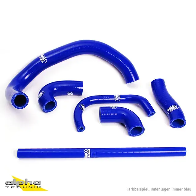 SAMCO SPORT Siliconschlauch Kit blau passend für Kawasaki ZX9R 1994-1997 Markenware