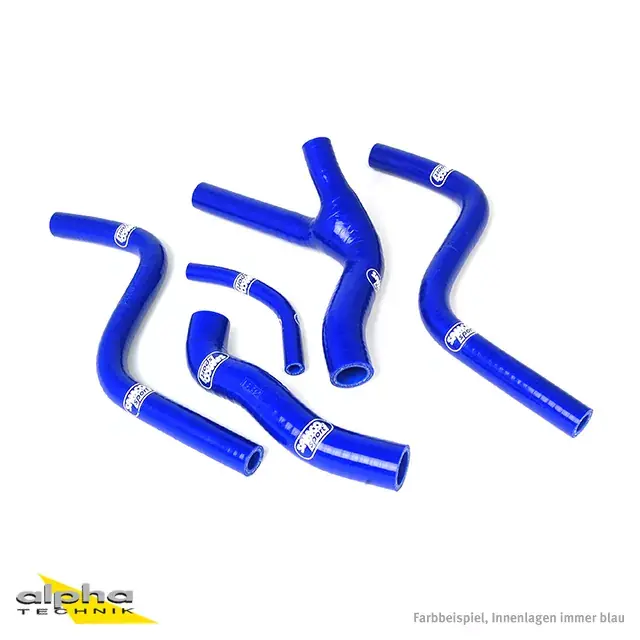 SAMCO SPORT Siliconschlauch Kit blau passend für Honda CR250R 1985-1987 Sale