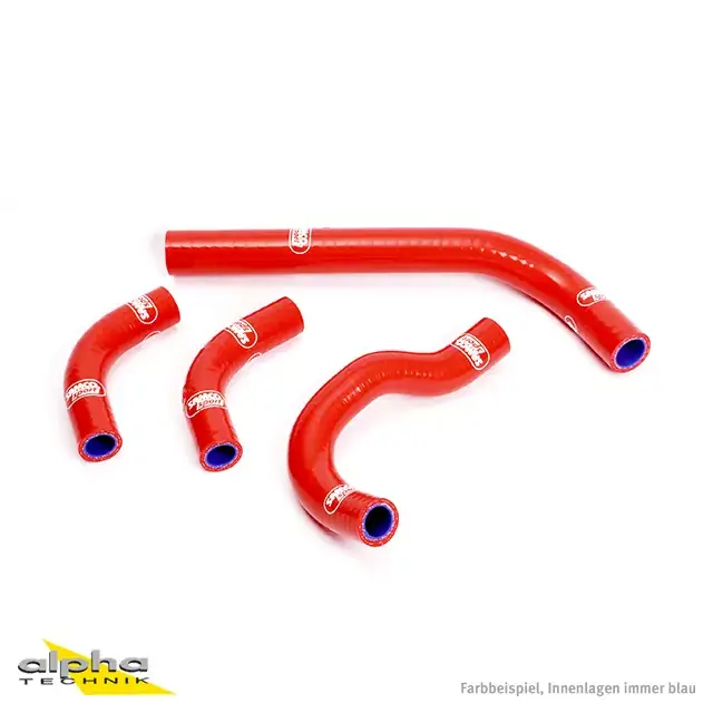 SAMCO SPORT Siliconschlauch Kit rot passend für Honda CRF250R CRF250X Finale Aktion