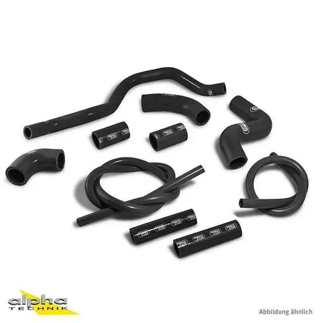 SAMCO SPORT Siliconschlauch Kit schwarz passend für Aprilia RSV4 1000 (2009–2024) Kostenloser Rückversand