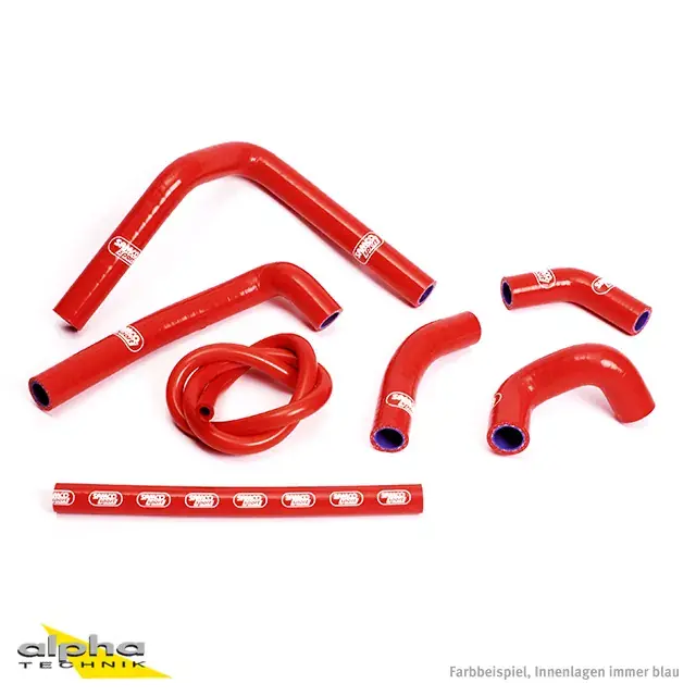 SAMCO SPORT Siliconschlauch Kit rot passend für Honda CR250R 2002-2012 Solange Der Vorrat Reicht