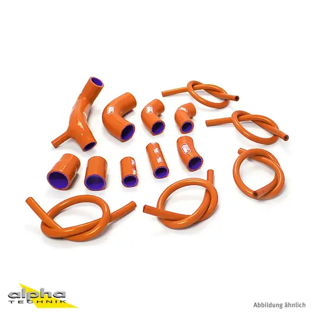 SAMCO SPORT Siliconschlauch Kit orange passend für Ducati Desmosedici RR 2008 Kostenloser Rückversand