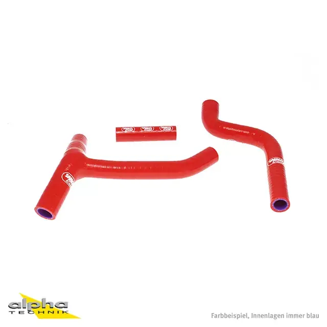 Schnäppchen SAMCO SPORT Siliconschlauch Kit Y-Stück - Race Design rot passend für Yamaha YZ250F 2010-2013