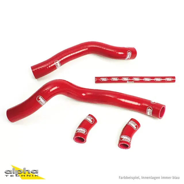 Bestpreis SAMCO SPORT Siliconschlauch Kit rot passend für Suzuki TL1000S 1998-2001