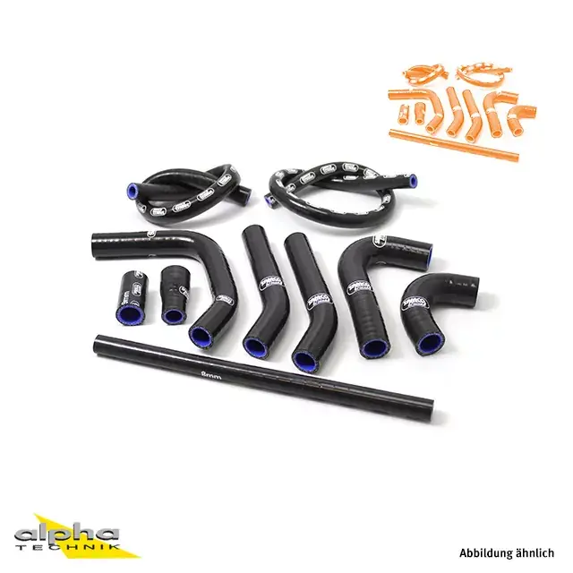 Preisreduziert SAMCO SPORT Siliconschlauch Kit orange passend für KTM 660 Rally 2003–2006