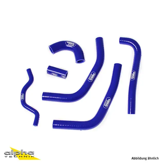 SAMCO SPORT Siliconschlauch Kit blau passend für Kawasaki KX250F 2009-2016 Neue Kollektion