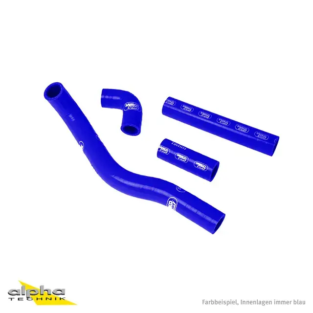 Kracherpreis SAMCO SPORT Silikonschlauch Kit blau passend für Kawasaki KX500 1983-2004