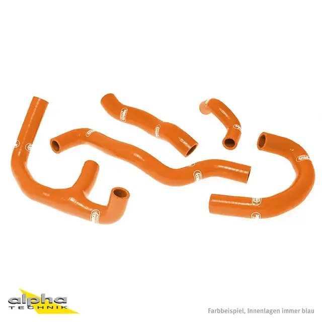 SAMCO SPORT Siliconschlauch Kit orange passend für Aprilia RS250 (1994–2003) Versand Am Gleichen Tag