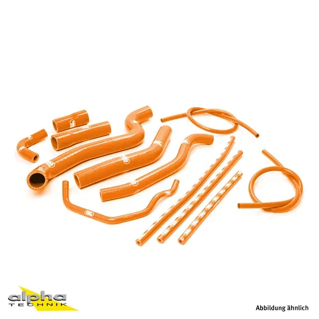 SAMCO SPORT Siliconschlauch Kit orange passend für Yamaha FZ1 Fazer RN16 2006-2011 Nur Für Kurze Zeit