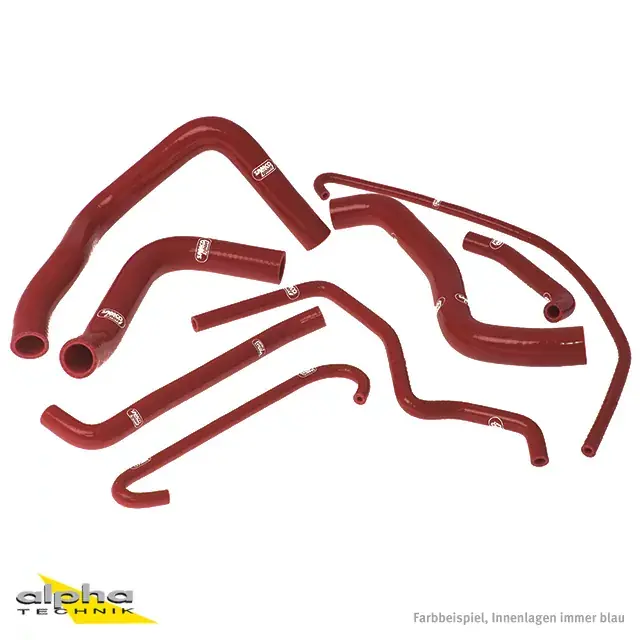 Sofort Bestellen SAMCO SPORT Siliconschlauch Kit viper red passend für Suzuki GSXR600/750 (2006–2010)