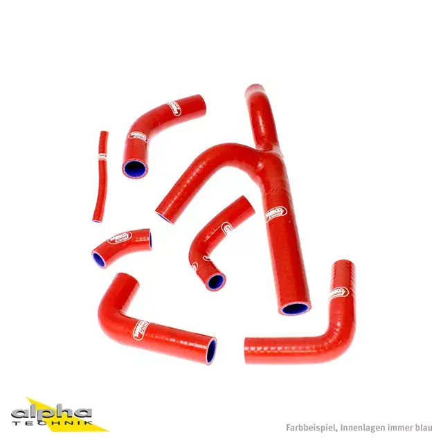 Sonderangebot SAMCO SPORT Siliconschlauch Kit rot passend für Ducati ST2 1997-2003