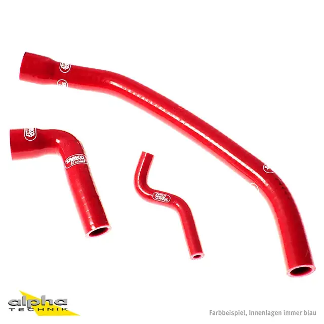Nur Für Kurze Zeit SAMCO SPORT Siliconschlauch Kit rot passend für MV Agusta F3 675 F3 800 und Superveloce
