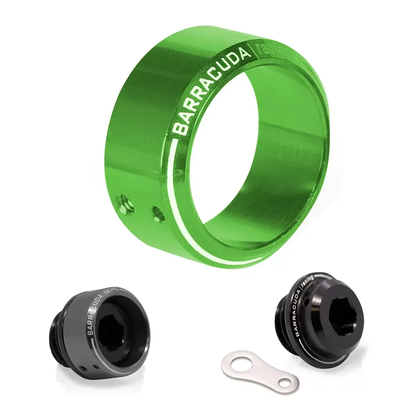 Highlight Grün eloxierter Einsatz für Öleinfüllschraube Ø 28 mm passend für BC-HN102 BC-YN102 und BC-SN102