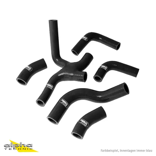 SAMCO SPORT Siliconschlauch Kit schwarz passend für Ducati 851 888 Top-Angebot