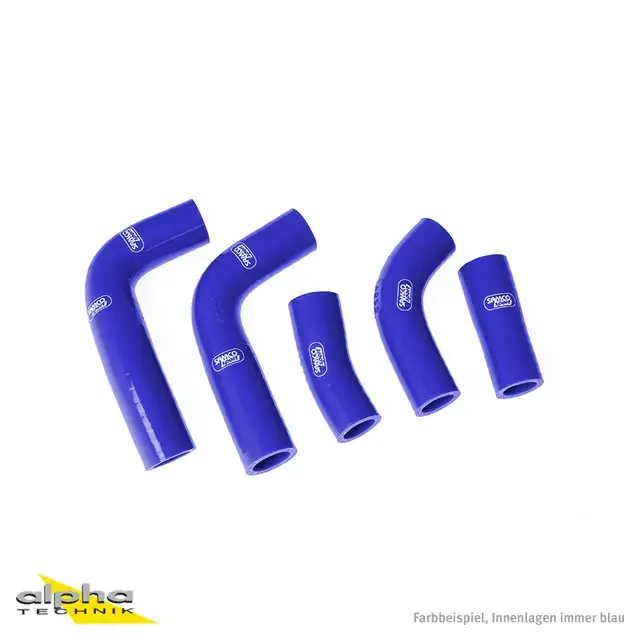 SAMCO SPORT Siliconschlauch Kit blau passend für Kawasaki Ninja 250R 2008-2012 Knallerangebot