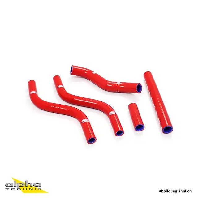SAMCO SPORT Siliconschlauch Kit rot passend für Honda CR125R 1989 Preisreduziert