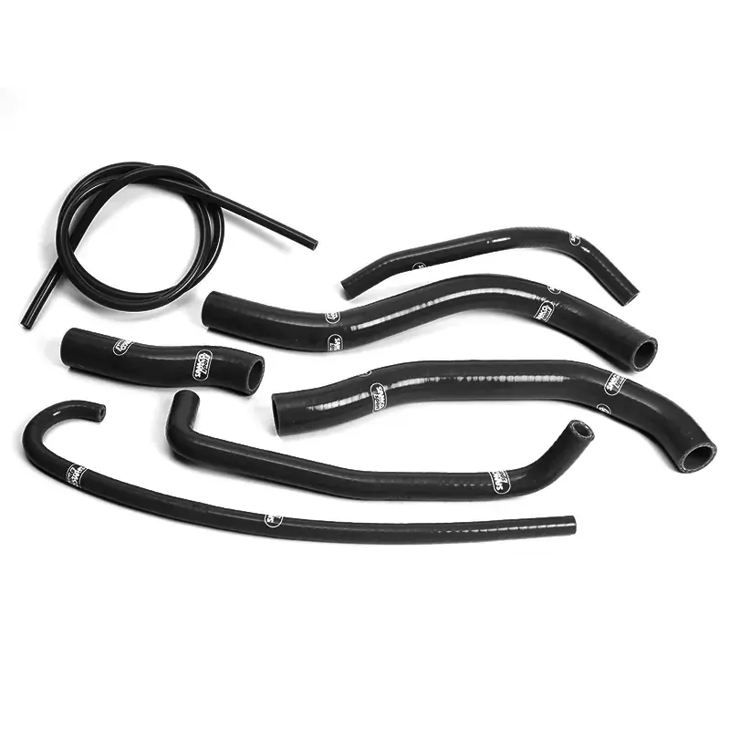 SAMCO SPORT Siliconschlauch Kit classic schwarz matt passend für Suzuki GSXR600 / GSXR750 (1996–1999) Beliebt