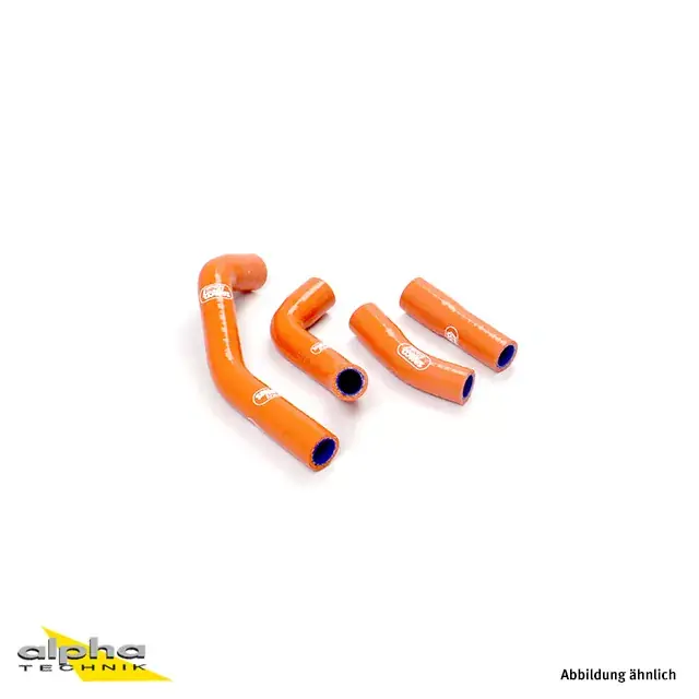 SAMCO SPORT Siliconschlauch Kit orange passend für KTM 125 Duke / 125 RC / 200 Duke (2011–2016) Aktuell