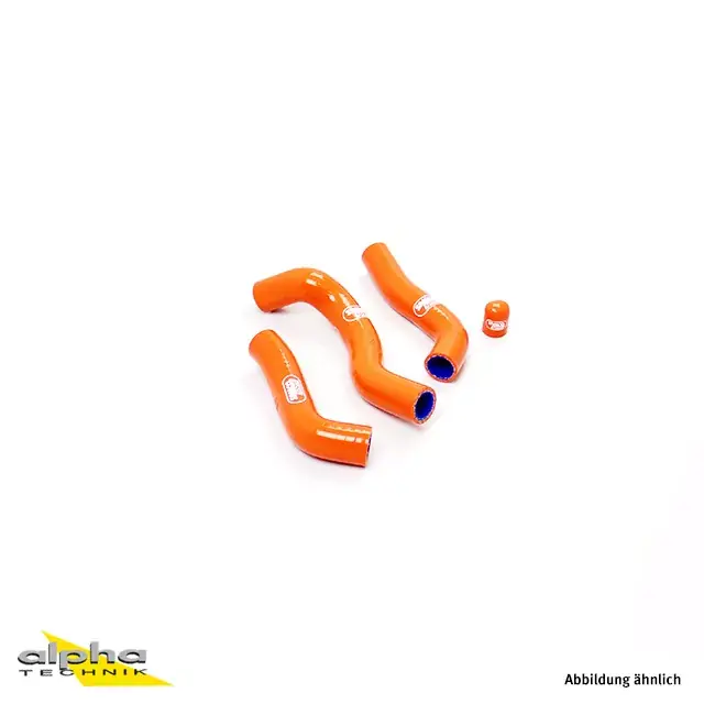 Schneller Versand Samco Sport Siliconschlauch Kit Thermostat Bypass orange passend für KTM 250 EXC-F / 250 XCF-W / Husaberg FE250