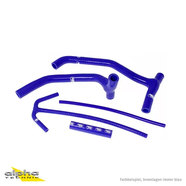 Top-Preis SAMCO SPORT Siliconschlauch Kit blau passend für Husqvarna SM570R ab Modelljahr 2001